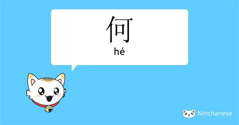 何 meaning